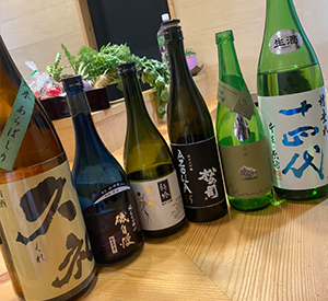 日本酒こだわりの仕入れ