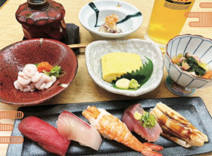 ときすしのおまかせミニコース